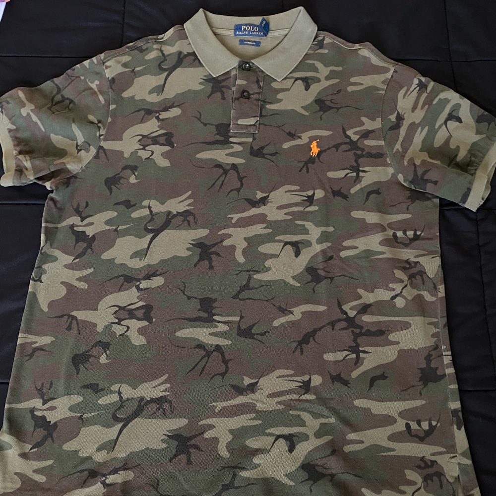 Polo Ralph Lauren knit camo shirt